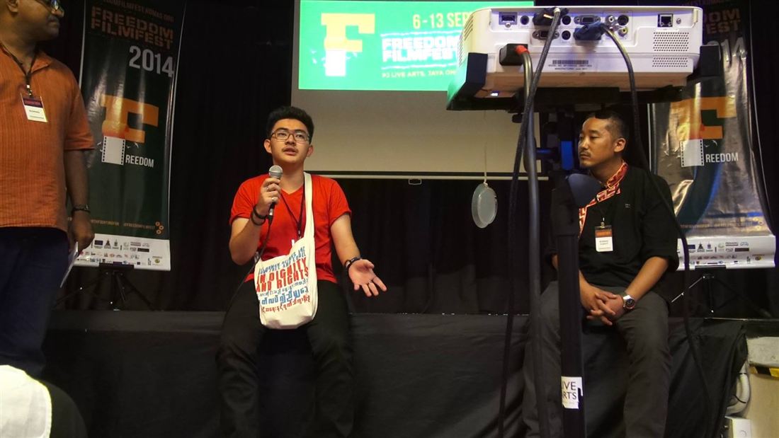 Q&A at Freedom Film Fest 2014