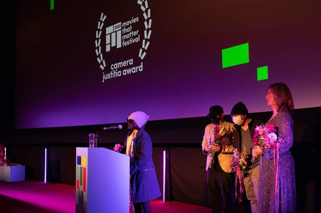 Camera Justitia Award on stage